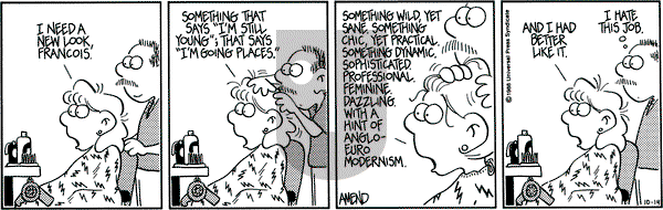 FoxTrot on Friday October 14, 1988 Comic Strip