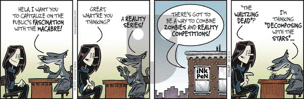 Ink Pen - Tuesday December 6, 2011 Comic Strip