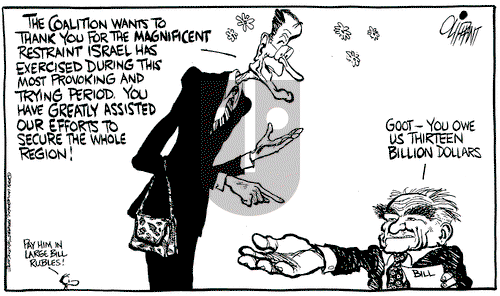 Pat Oliphant on Thursday January 24, 1991 Comic Strip