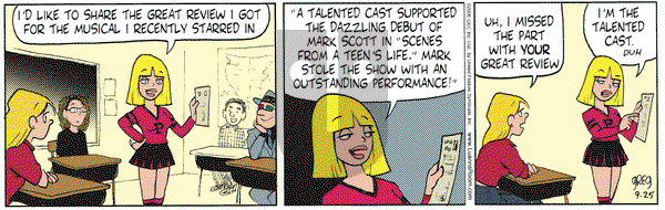 Luann on Monday September 25, 2006 Comic Strip