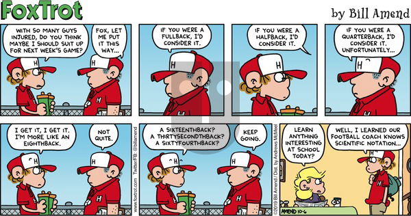 FoxTrot on Sunday October 6, 2019 Comic Strip