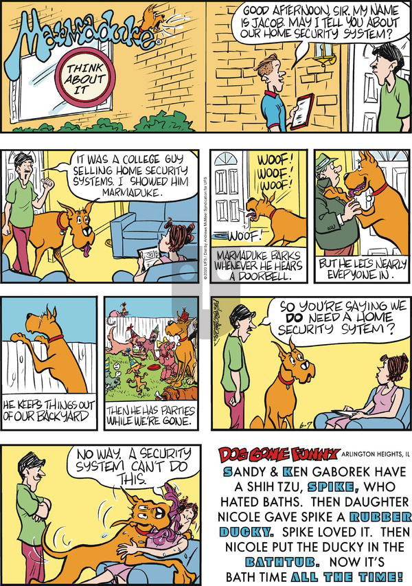 Marmaduke on Sunday June 7, 2020 Comic Strip
