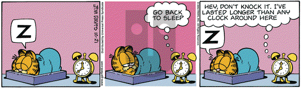 Garfield on Sunday November 16, 2003 Comic Strip