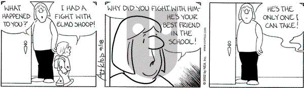 The Born Loser on Wednesday September 18, 2002 Comic Strip