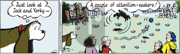 Fred Basset on Tuesday November 5, 2019 Comic Strip