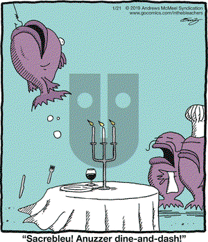 In the Bleachers - Monday January 21, 2019 Comic Strip