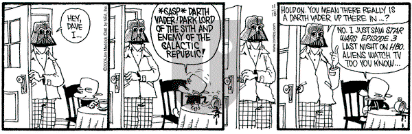 Monty on Friday November 18, 2005 Comic Strip