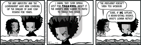 The Boondocks on Thursday August 22, 2013 Comic Strip