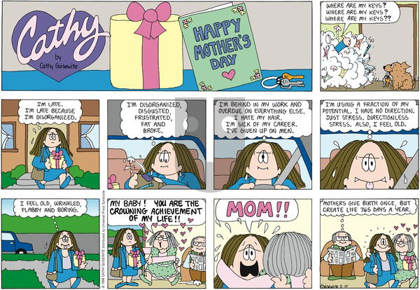 Cathy Classics on Sunday May 10, 1998 Comic Strip