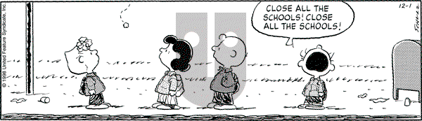 Peanuts - Tuesday December 1, 1998 Comic Strip