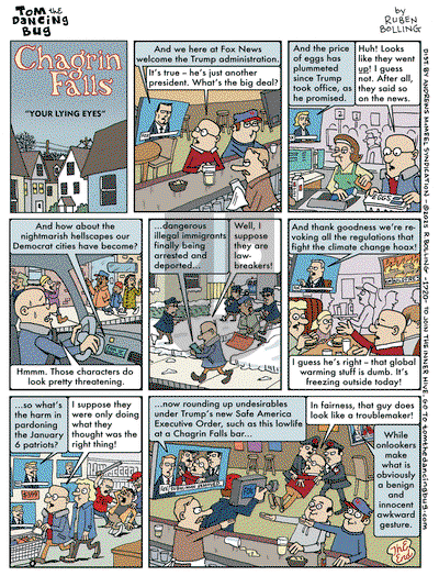 Tom the Dancing Bug on Monday January 27, 2025 Comic Strip