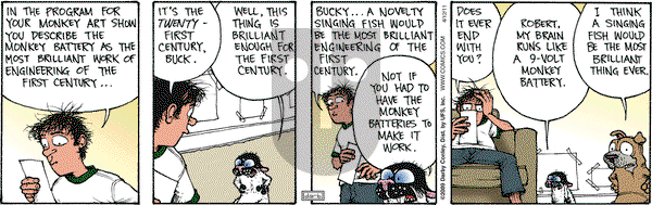 Get Fuzzy on Tuesday April 12, 2011 Comic Strip