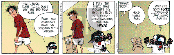 Get Fuzzy on Saturday February 26, 2005 Comic Strip