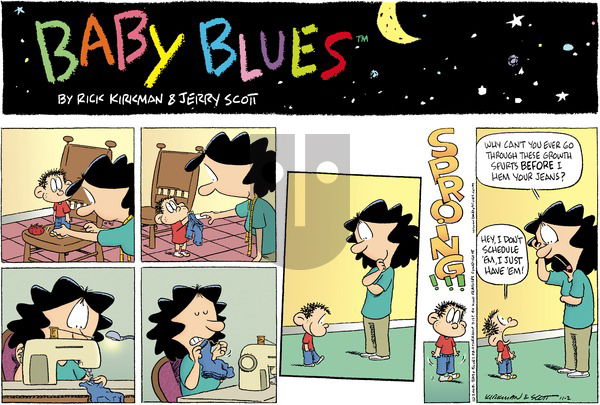 Baby Blues on Sunday November 2, 2008 Comic Strip