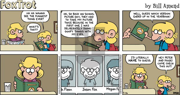 FoxTrot on Sunday May 26, 2019 Comic Strip