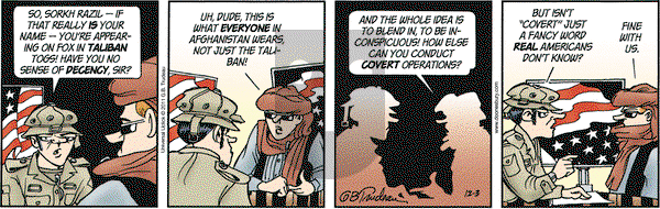 Doonesbury on Saturday December 3, 2011 Comic Strip
