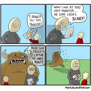 The Awkward Yeti on Sunday March 29, 2015 Comic Strip