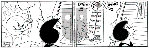 Nancy on Monday July 9, 2007 Comic Strip
