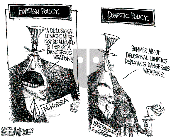 Matt Davies on Wednesday December 12, 2012 Comic Strip