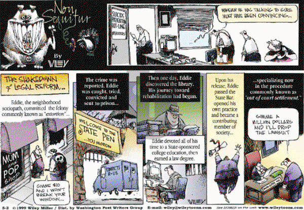Non Sequitur on Sunday May 2, 1999 Comic Strip