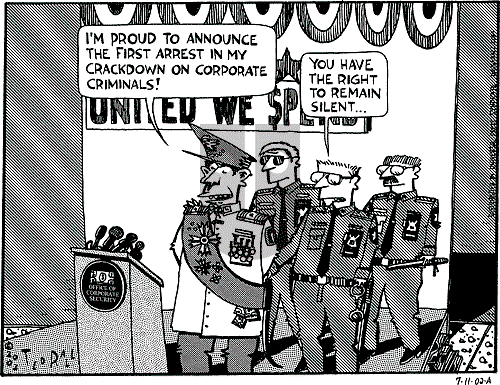 Ted Rall on Thursday July 11, 2002 Comic Strip