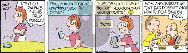 Drabble on Thursday September 4, 2014 Comic Strip