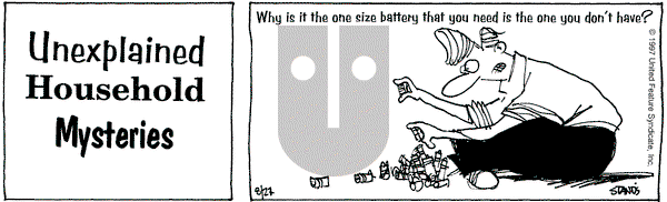The Buckets on Wednesday August 27, 1997 Comic Strip