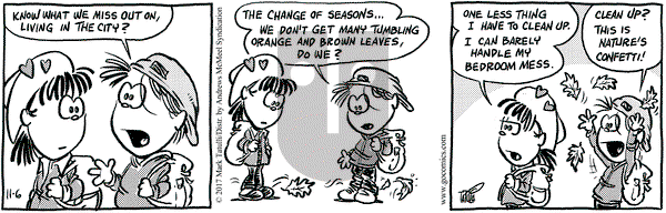 Heart of the City on Monday November 6, 2017 Comic Strip