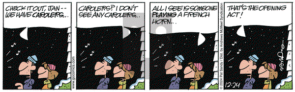 Next Door Neighbors on Tuesday December 24, 2024 Comic Strip
