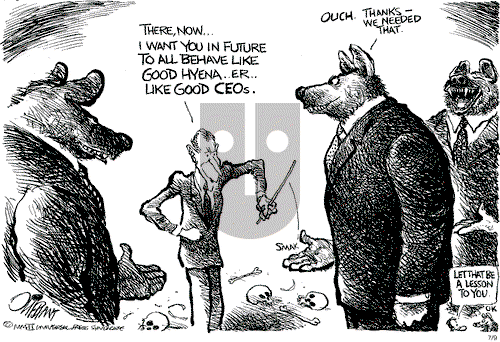 Pat Oliphant on Tuesday July 9, 2002 Comic Strip