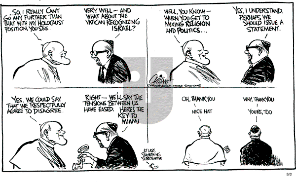 Pat Oliphant - Wednesday September 2, 1987 Comic Strip