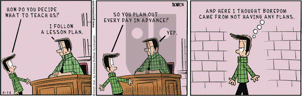 Grand Avenue on Friday April 14, 2023 Comic Strip