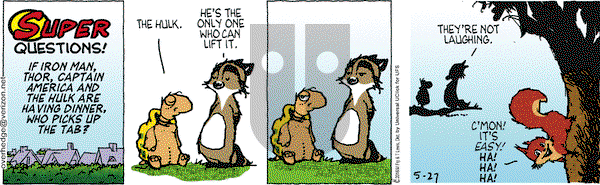 Over the Hedge on Friday May 27, 2016 Comic Strip