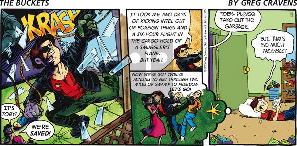 The Buckets on Sunday October 18, 2015 Comic Strip