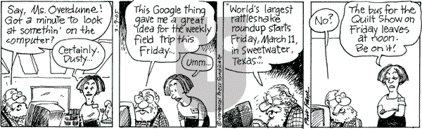 The Elderberries on Wednesday March 9, 2005 Comic Strip