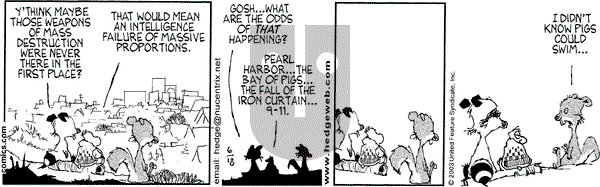 Over the Hedge on Wednesday June 18, 2003 Comic Strip