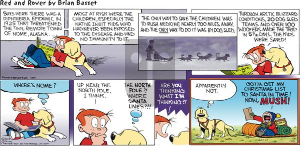 Red and Rover on Sunday December 8, 2013 Comic Strip