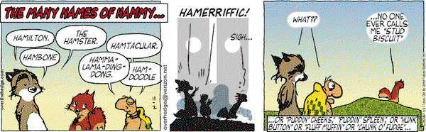 Over the Hedge on Monday November 2, 2009 Comic Strip