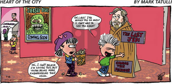Heart of the City on Sunday November 12, 2017 Comic Strip