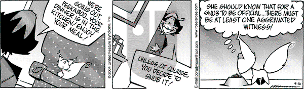 Rose is Rose on Thursday September 16, 2004 Comic Strip