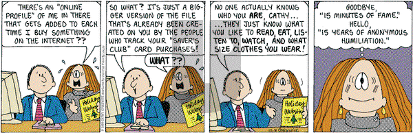 Cathy Classics on Wednesday December 8, 1999 Comic Strip