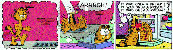 Garfield on Tuesday March 3, 1987 Comic Strip