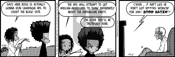 The Boondocks on Thursday December 1, 2011 Comic Strip