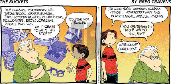 The Buckets - Sunday August 7, 2011 Comic Strip