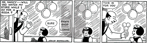 Nancy Classics on Monday June 2, 2025 Comic Strip