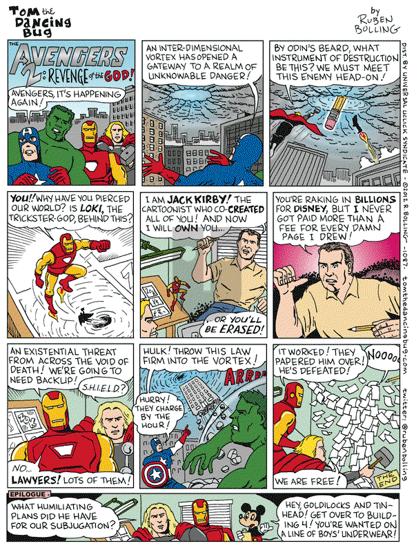 Tom the Dancing Bug on Friday May 11, 2012 Comic Strip