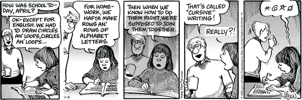 For Better or For Worse on Saturday November 6, 1999 Comic Strip