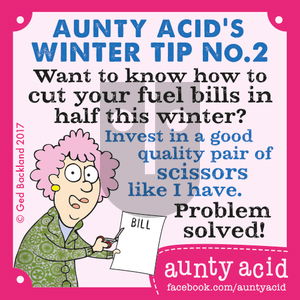 Aunty Acid on Tuesday February 7, 2017 Comic Strip