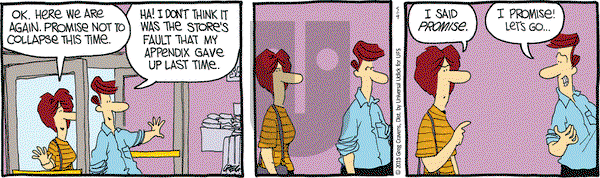 The Buckets on Saturday May 9, 2015 Comic Strip