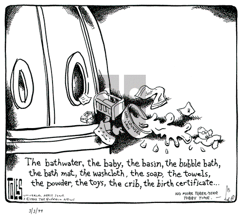 Tom Toles on Wednesday March 3, 1999 Comic Strip